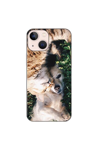 OEM Husa compatibila cu Apple iPhone 13 Mini Silicon Gel Tpu Model Caine si P...