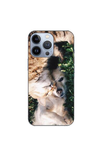 OEM Husa compatibila cu Apple iPhone 13 Pro Silicon Gel Tpu Model Caine si Pi...