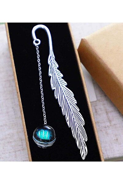 Arabest Retro Feather-Shaped Metal Bookmarks, Twelve Constellation Bookmark S...