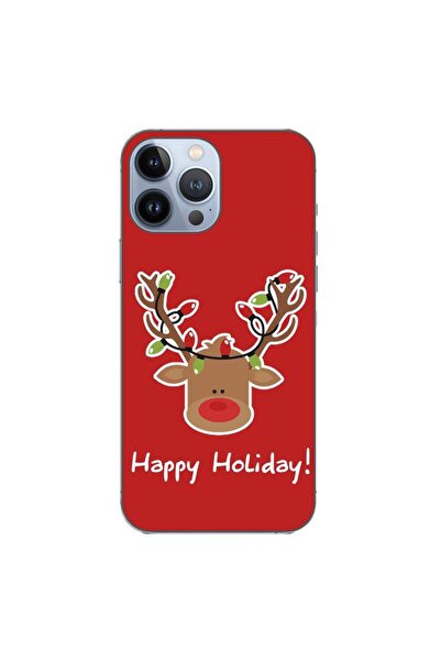 OEM Husa compatibila cu Apple iPhone 13 Pro Max Silicon Gel Tpu Model Craciun...