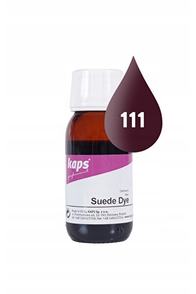 kaps Vopsea pantofi, Kaps, Pentru piele intoarsa si nubuck, Bordeaux, 50 ml