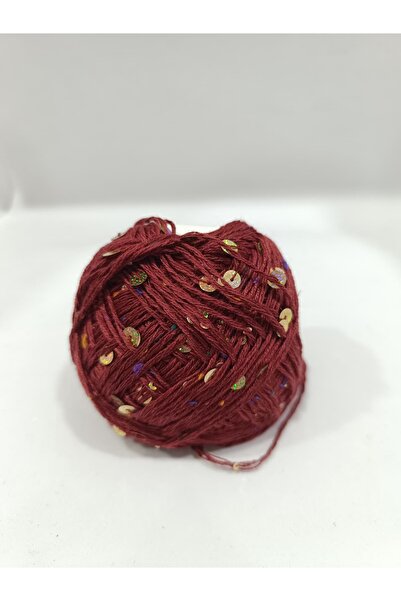 Pİ Yarn Hicaz Large Sequin Hand Knitting Yarn 50Gr