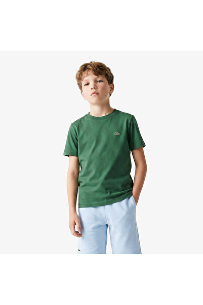Lacoste Çocuk Bisiklet Yaka Yeşil T-Shirt