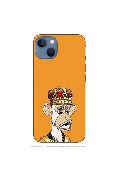 OEM Husa compatibila cu Apple iPhone 13 Silicon Gel Tpu Model NFT Royal Ape