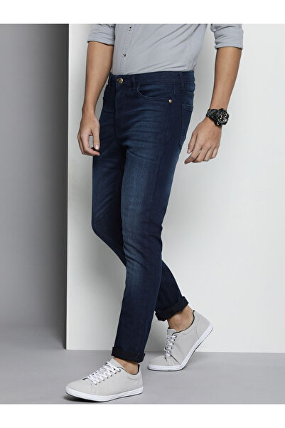 The Indian Garage Co By Styli Men Slim Fit Solid Jeans