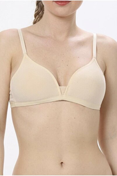 İmer Lingerie 2211 Premium Series Skin Color Cotton Padded Wire-Free Bra