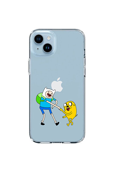 OEM Husa compatibila cu Apple iPhone 14 Plus Transparenta Model Adventure Tim...