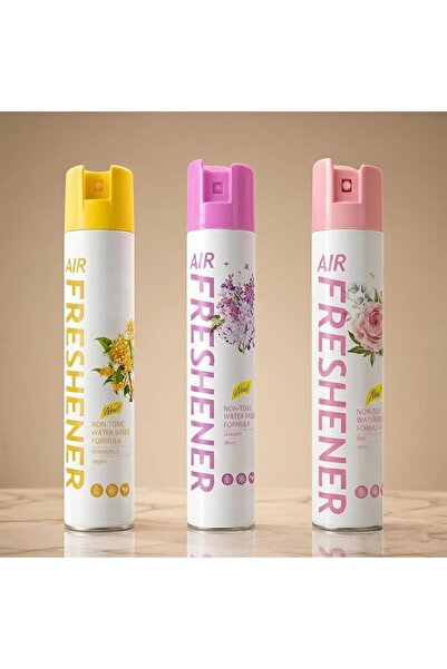 Auto Family FZE Rose, Lavender, Osmanthus Combo Pack of 3, 380ml Air Freshene...