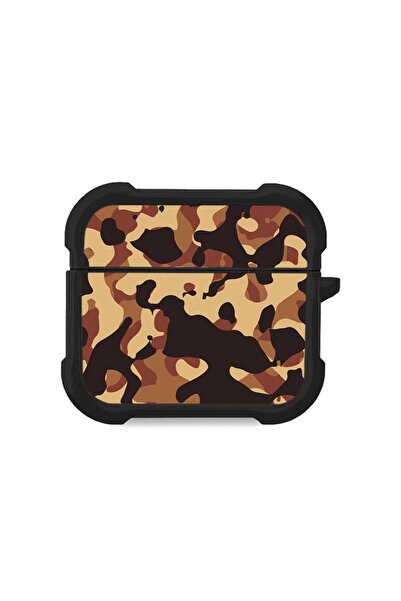 Sonique Θήκη Σιλικόνης Camouflage Army Series για AirPods 3 Καφέ 01