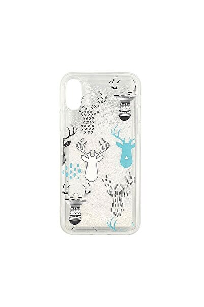 OEM Θήκη Κινητού Winter Case Apple iPhone X / iPhone XS Reindeers