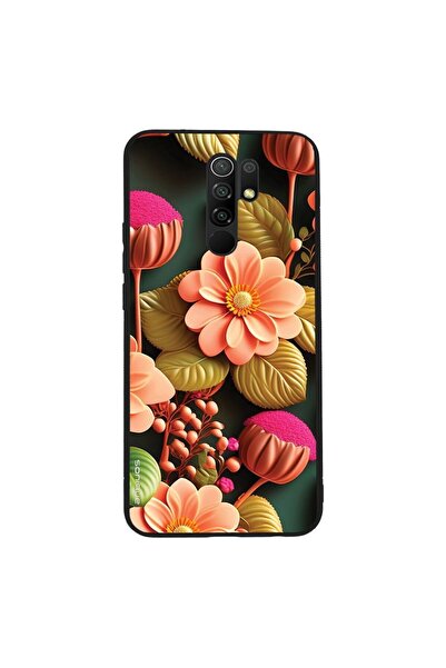 Sonique Θήκη 3D Flower Series για Xiaomi Redmi 9 Σομόν