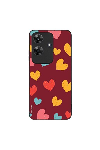 Sonique Θήκη Heart Series για Realme Note 60 4G Μπορντώ