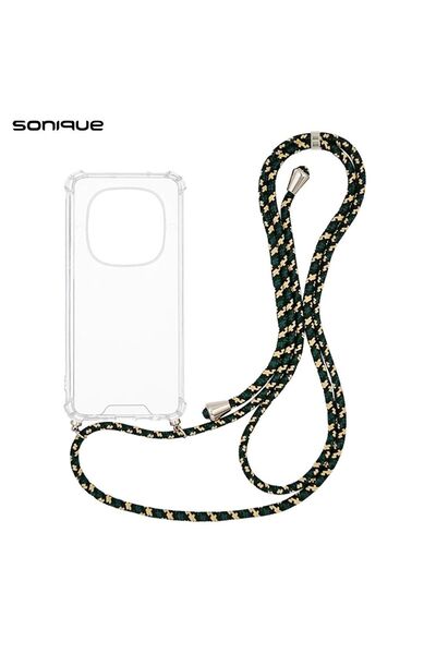 Sonique Θήκη Σιλικόνης με Κορδόνι Armor Clear Xiaomi Redmi Note 14 Pro 5G / R...