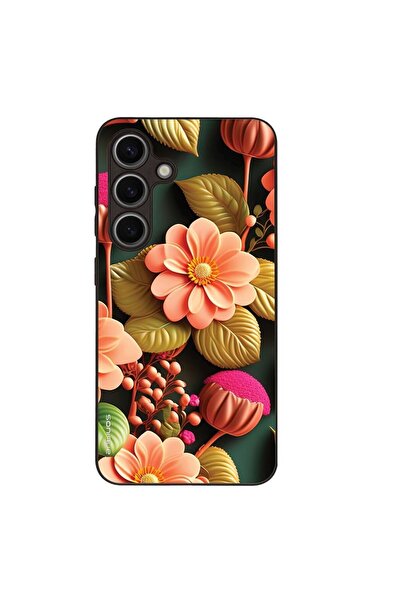 Sonique Θήκη 3D Flower Series για Samsung Galaxy S24 Σομόν