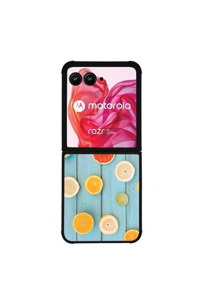 Sonique Θήκη Fruit Series για Motorola Motorola Razr 50 Ultra Γκρέιπφρουτ