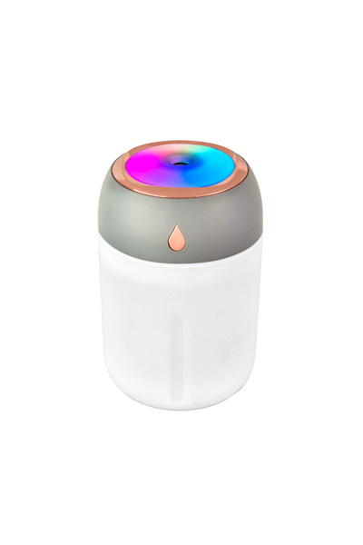 gaman USB Mini Air Humidifier and Led Night Light - Silent Operation, 330ml W...