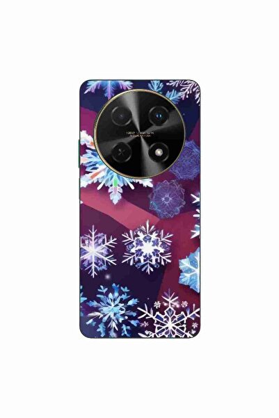 OEM Θήκη συμβατή με Huawei Nova 12i από σιλικόνη gel TPU με σχέδιο νιφάδας χι...