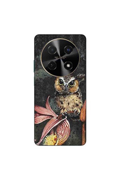 OEM Husa compatibila cu Huawei Nova 12i Silicon Gel Tpu Model Owl Painted