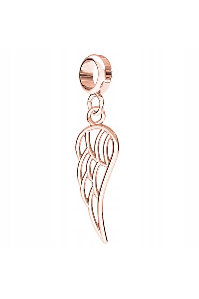 Larezo Charm, Model Aripă Roz Suspendată, Aripi, Inaltime 39mm, Culoare Auriu...