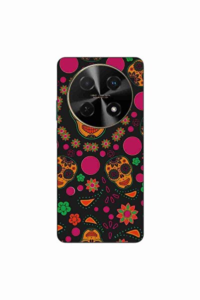 OEM Husa compatibila cu Huawei Nova 12i Silicon Gel Tpu Model Halloween Flora...
