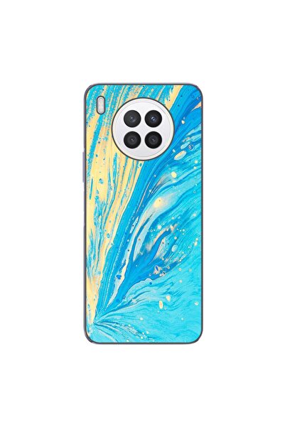 OEM Θήκη συμβατή με Huawei Nova 8i Σιλικόνης Gel TPU Μοντέλο Aqua Bloom