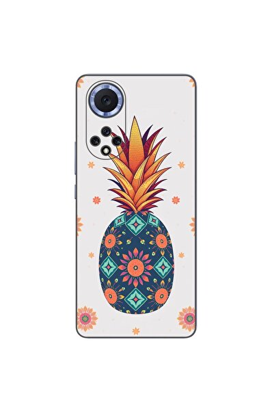 OEM Husa compatibila cu Huawei Nova 9 Silicon Gel Tpu Model Floral Pineapple