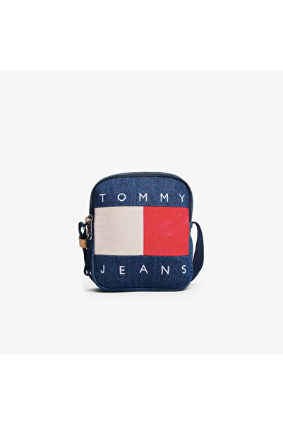 Tommy Hilfiger Tommy Jeans Archive Denim Reporter Erkek Mavi Çapraz Çanta