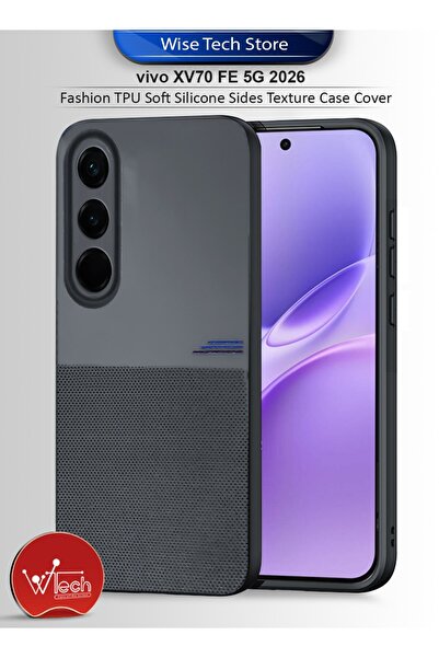 Wtech غطاء حماية ناعم من السيليكون TPU بتصميم عصري لهاتف vivo V70 FE 5G 2026