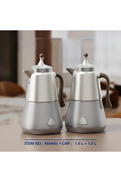 LALOZA New Style Elegant Design 1/1L Tea and Coffee Two Pieces Tramss Set