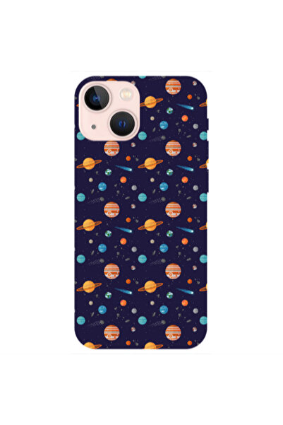 Other Apple iPhone 13 Mini Planets Transparent Silicone TPU Θήκη