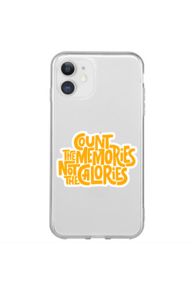 Other Apple iPhone 12 Mini Count the memories not the calories Transparent Si...