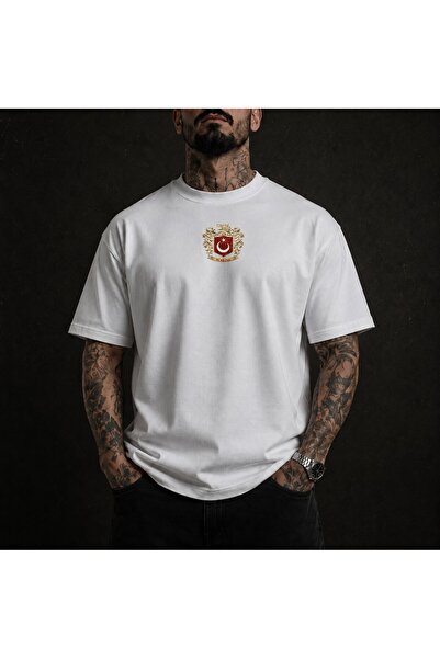 VEK Turkish Kurt Arma Oversize T-Shirt Unisex 100% Cotton Premium Quality Min...