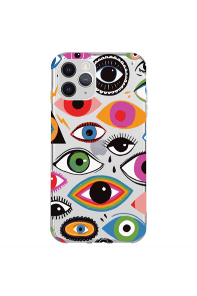 Other Apple iPhone 13 Pro Max Colorful eyes Transparent Silicone TPU Θήκη