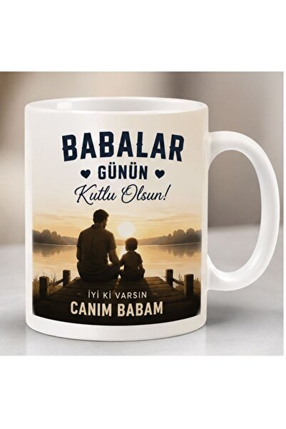 KADOREX DESIGN Babalar Günü Hediye Kupası – Babama Özel Anlamlı Baskılı Kupa ...