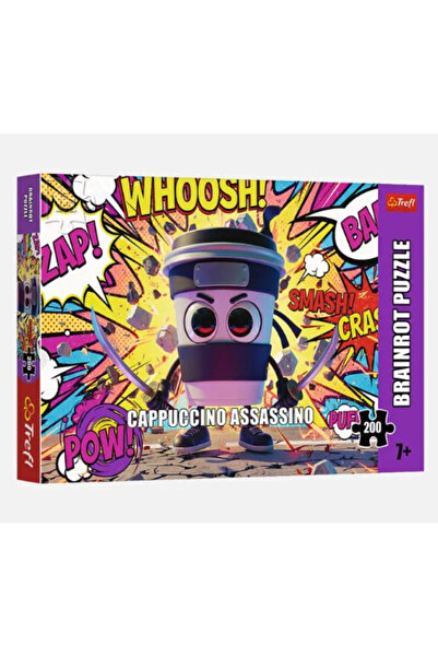 Trefl Puzzle Brainrots Cappuccino Assassino (200 Piese) -