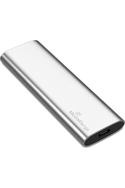 MediaRange MR1100 USB 3.2 / USB-C Εξωτερικός SSD 120GB M.2 Ασημί