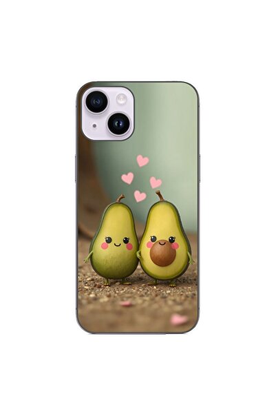 OEM Θήκη συμβατή με Apple iPhone 15, από σιλικόνη gel TPU, με σχέδιο Kawaii Α...