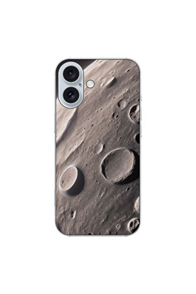 OEM Husa compatibila cu Apple iPhone 16 Silicon Gel Tpu Model Moon Surface