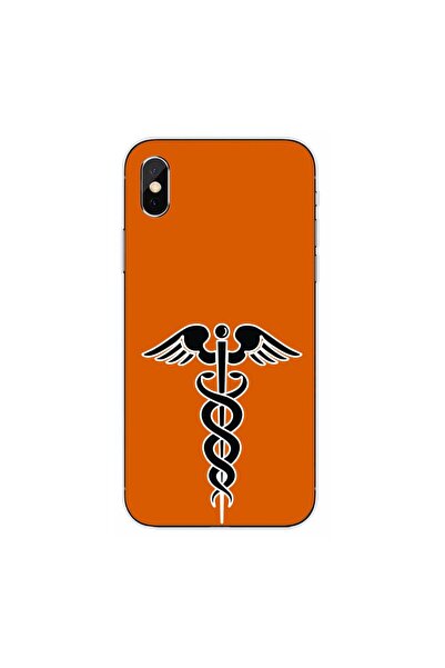 OEM Θήκη συμβατή με Apple iPhone XS από σιλικόνη gel TPU με σχέδιο ιατρικών σ...