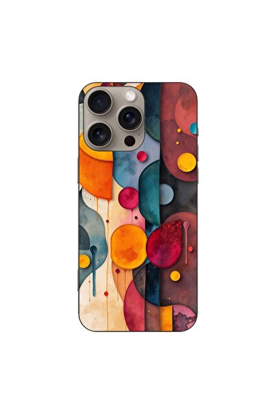 OEM Husa compatibila cu Apple iPhone 16 Pro Max Silicon Gel Tpu Model Abstrac...