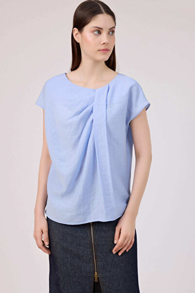 FEVER Tencel kup detaylı bluz
