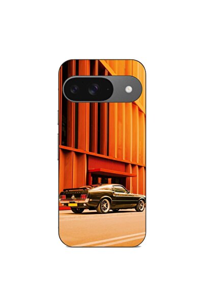 OEM Husa compatibila cu Google Pixel 9 Pro Silicon Gel Tpu Model Mustang Sunset
