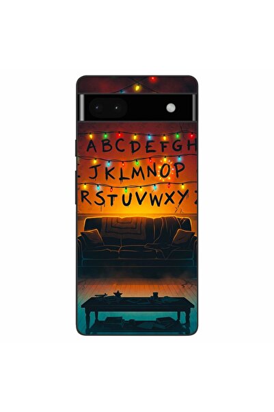 OEM Θήκη συμβατή με Google Pixel 6A, από σιλικόνη gel TPU, με σχέδιο Stranger...