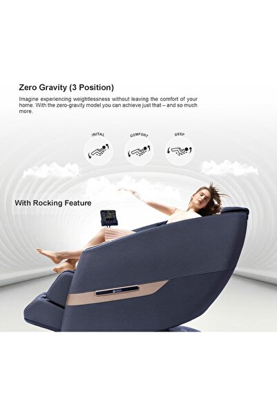 ARES uClass Massage Chair - Magnetic, 24 Auto Programs, Heating, Voice Control, Zero Gravity, Bluetooth