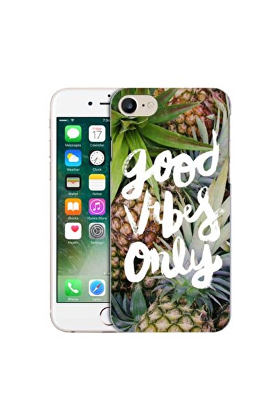 OEM Θήκη συμβατή με Apple iPhone 7, από σιλικόνη gel TPU, μοντέλο Good Vibes ...
