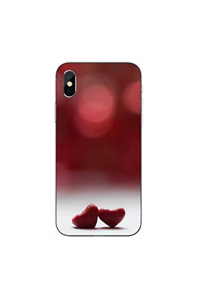 OEM Husa compatibila cu Apple iPhone XS Max Silicon Gel Tpu Model Little Hearts