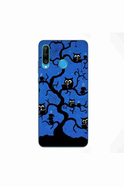 OEM Husa compatibila cu Huawei P30 Lite Silicon Gel Tpu Model Halloween Tree ...
