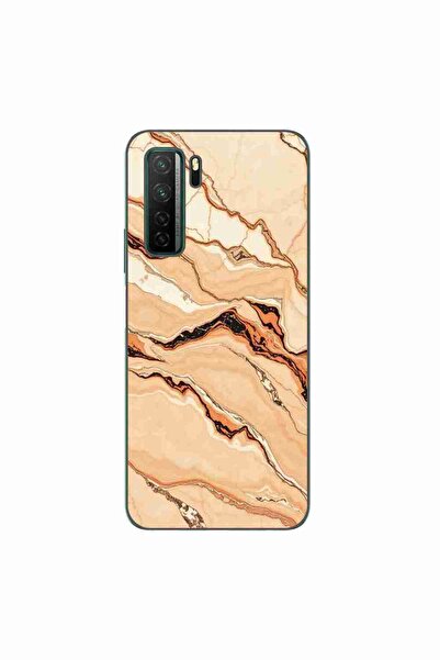 OEM Калъф, съвместим с Huawei P40 Lite 5G, силиконов гел TPU, с десен пустине...
