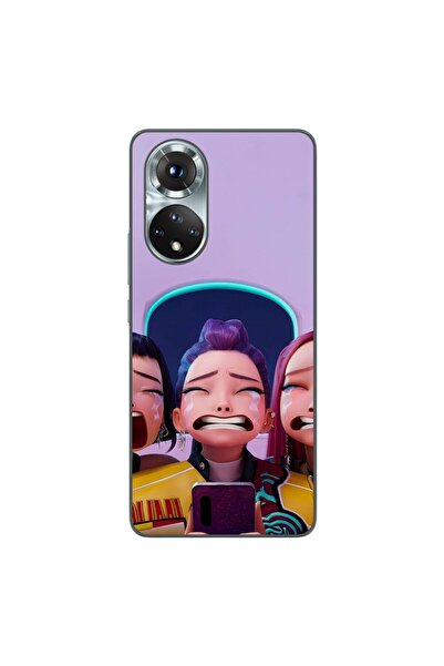 OEM Husa compatibila cu Honor 50 Silicon Gel Tpu Model KPop Demon Hunters Cry...