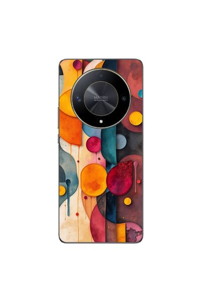 OEM Husa compatibila cu Honor Magic6 Lite Silicon Gel Tpu Model Abstract Shap...